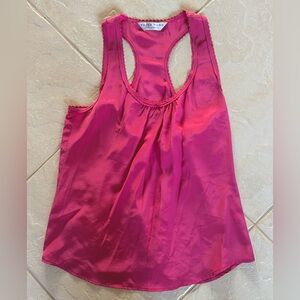 Trina Turk Pink Satin Top